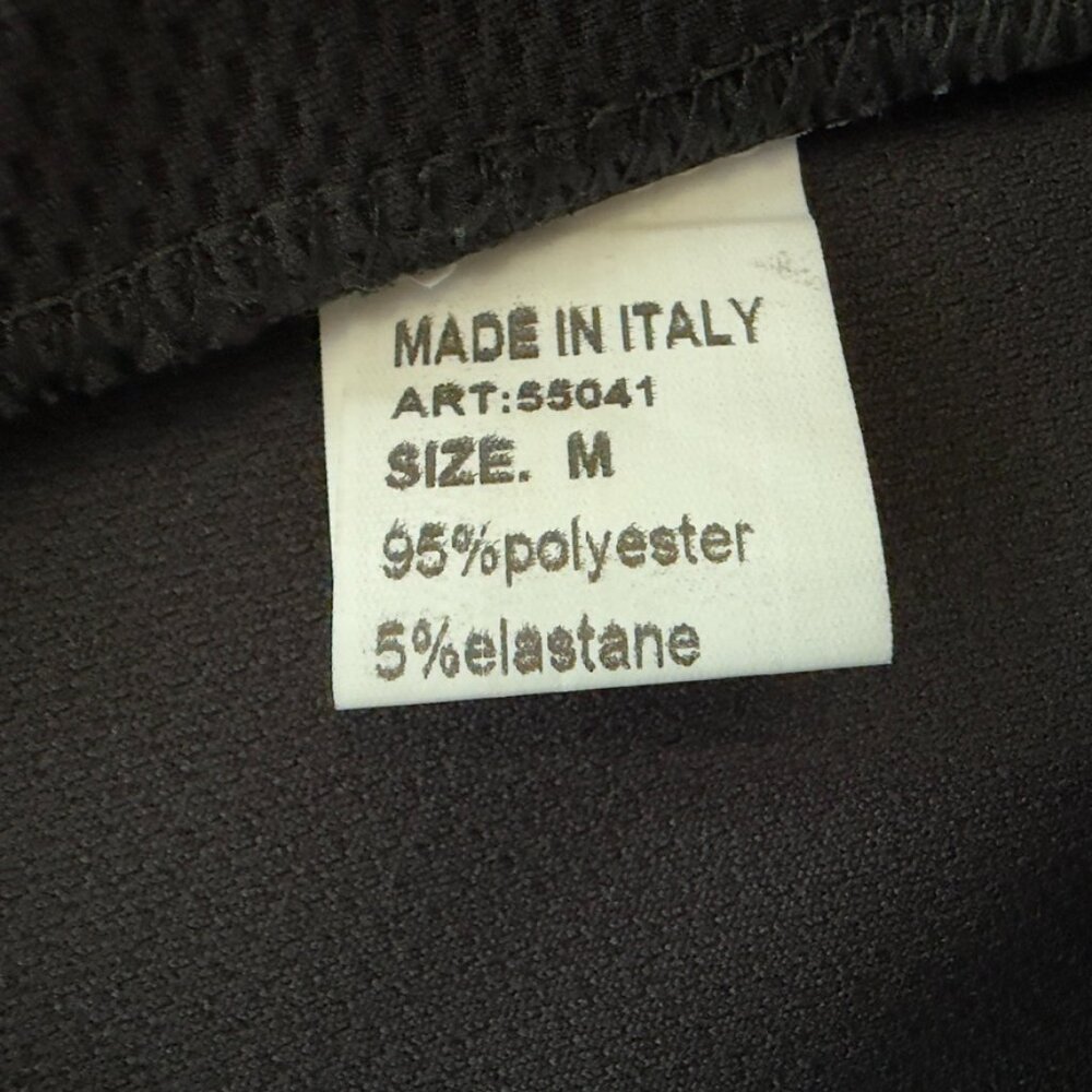Lungo L’Arno Textured Black Zip-Front Jacket – Size Medium - Picture 5 of 9